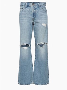 Levi's Distressed Boot-Cut Jeans + BACK/OFF